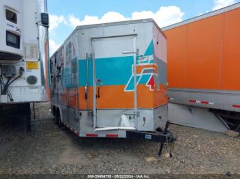 Salvage Trailer Manley 16  Enclosed Trail